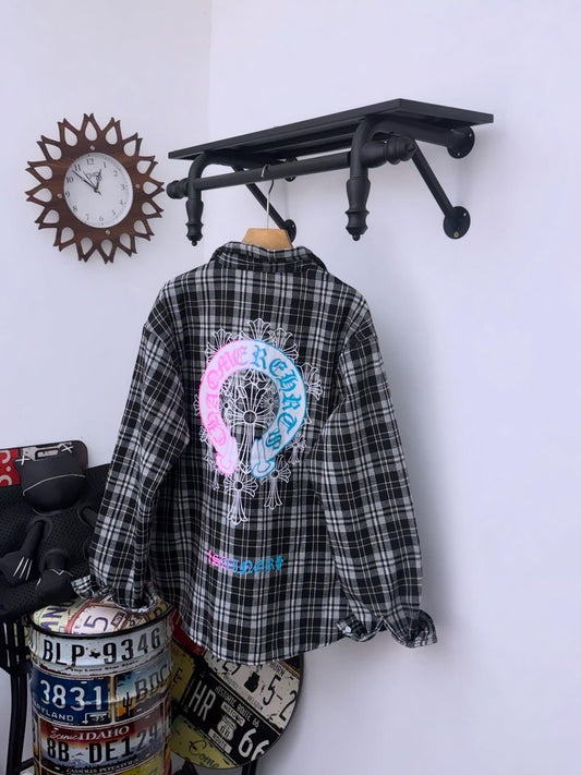 Chrome Heart ❤️ Flannel LS