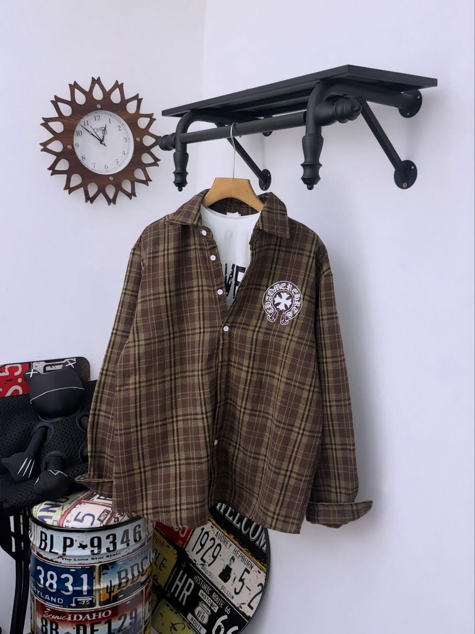 Chrome Heart ❤️ Flannel LS