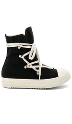 Rick Owens DRKSHDW Hexagram high-top canvas