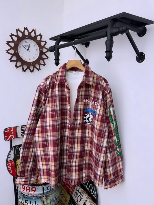 Chrome Heart 💚 Flannel LS