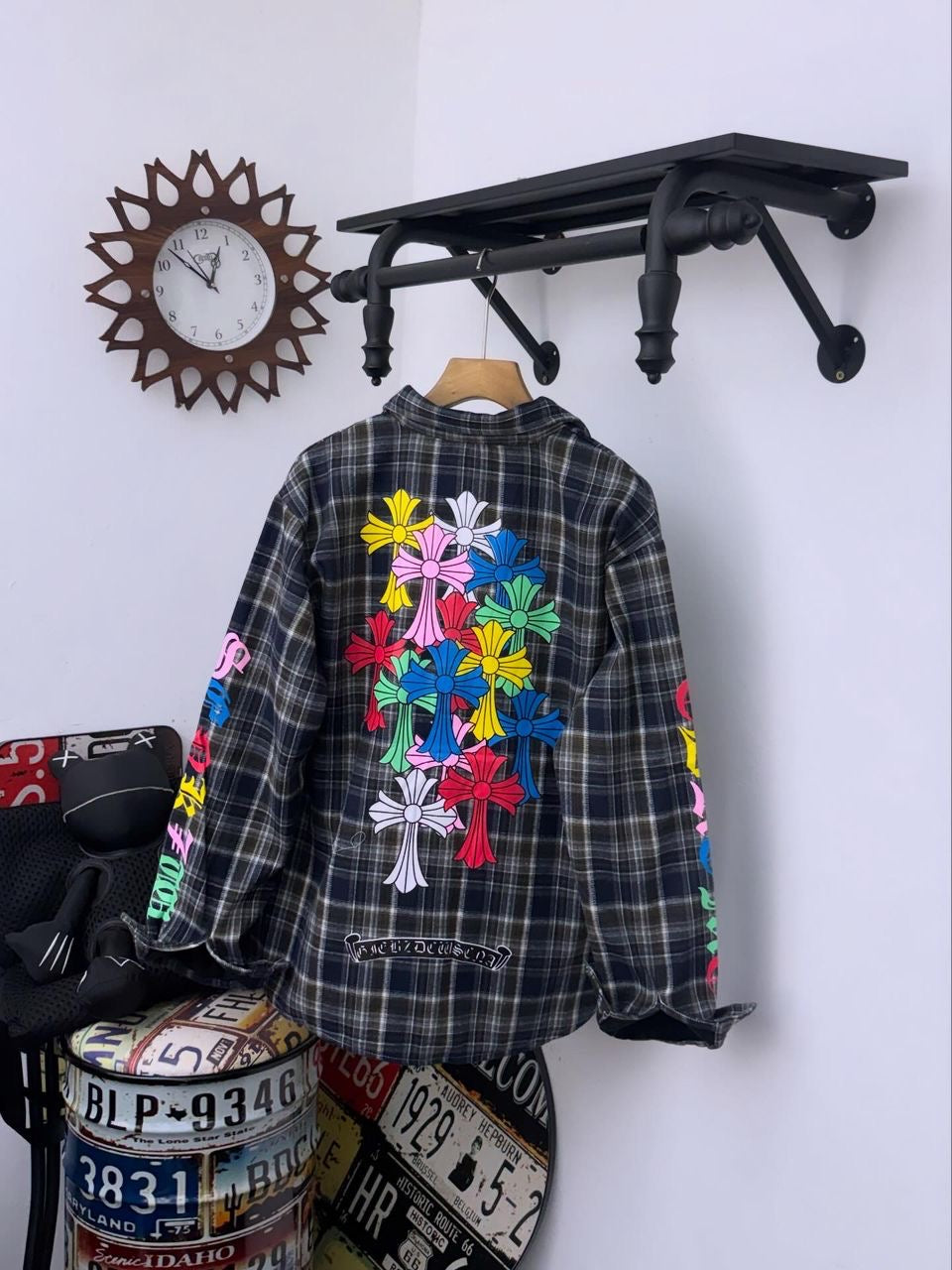 Chrome Heart ๐ Flannel LS