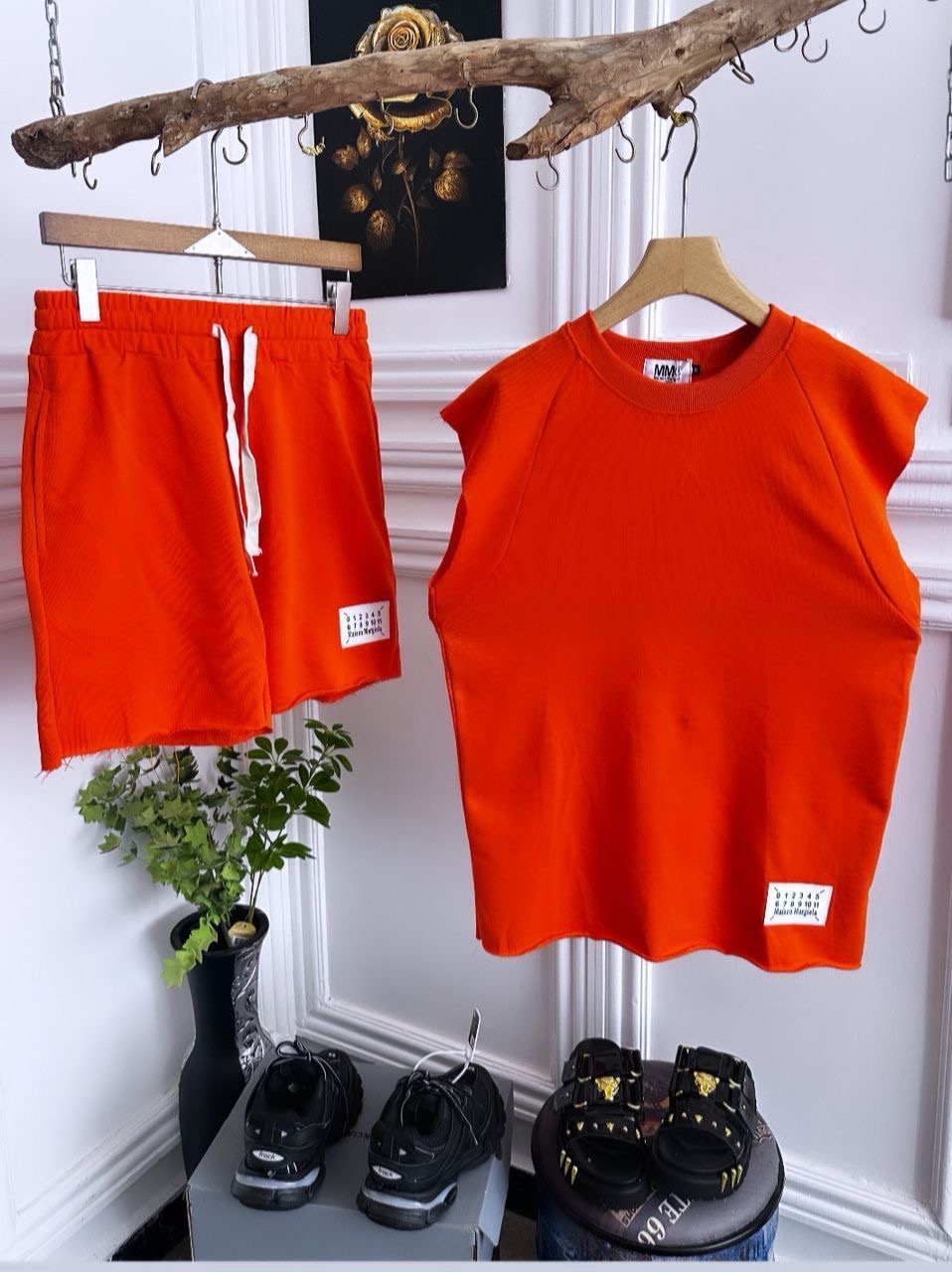 SHEIN Sleeveless men’s Shirt & vintage Shorts