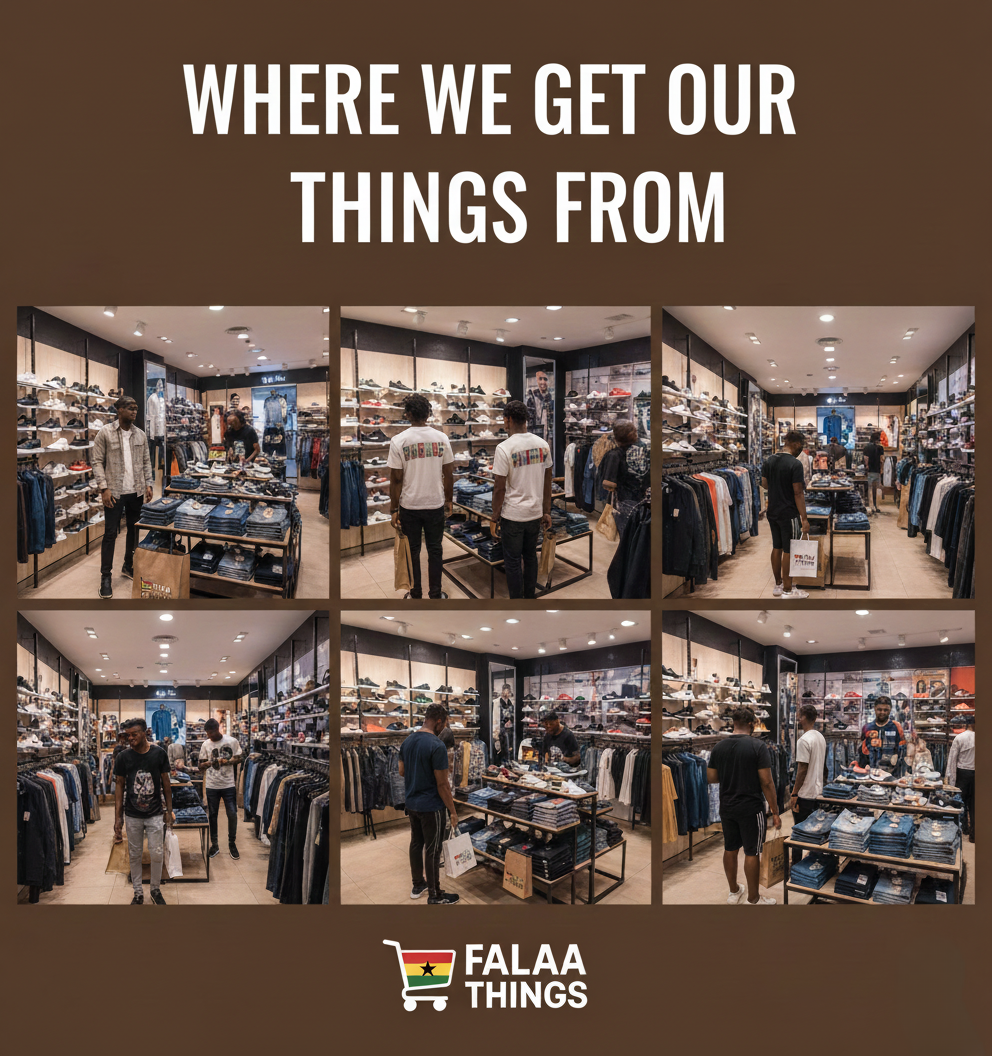 WHERE WE GET OUR THINGS FROM
