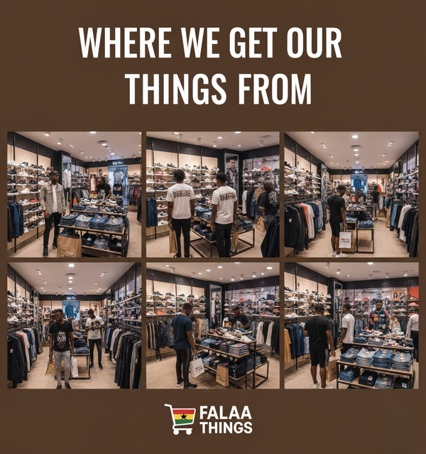 WHERE WE GET OUR THINGS FROM