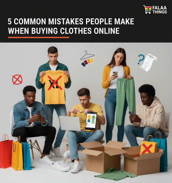 5 COMMON MISTAKES PEOPLE MAKE WHEN BUYING CLOTHES ONLINE