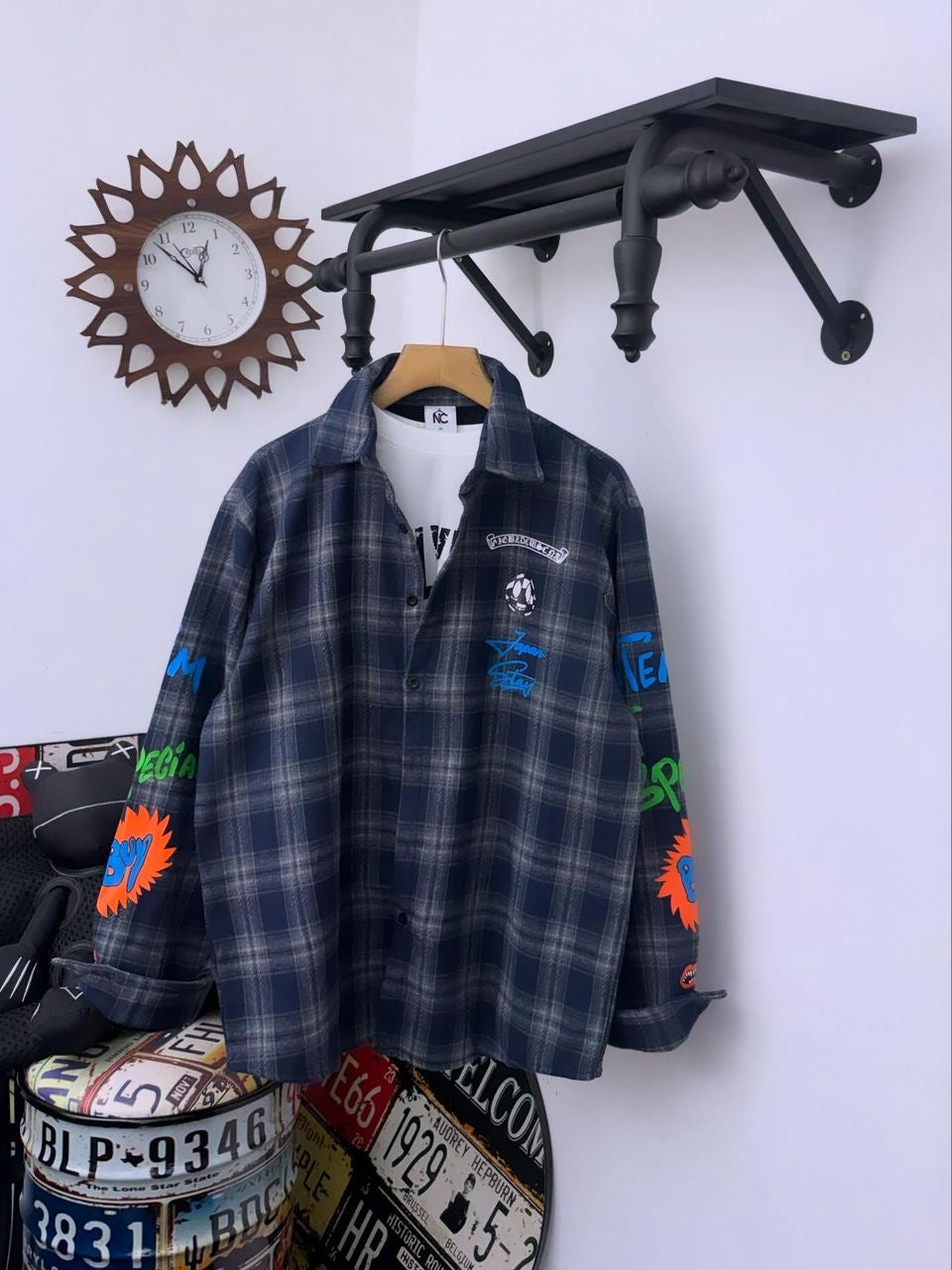 Chrome Heart ❤️ Flannel LS