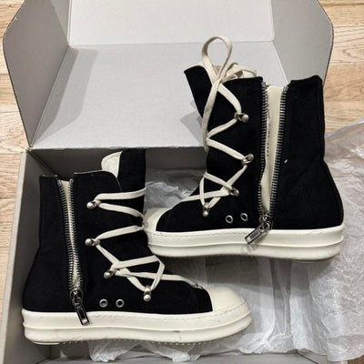 Rick Owens DRKSHDW Hexagram high-top canvas