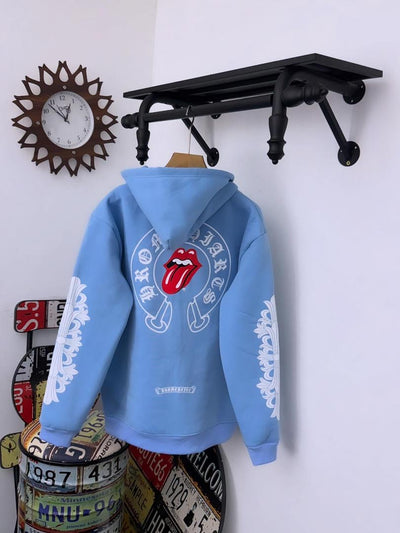 Chrome Heart Rolling stone Hoodies Zip up