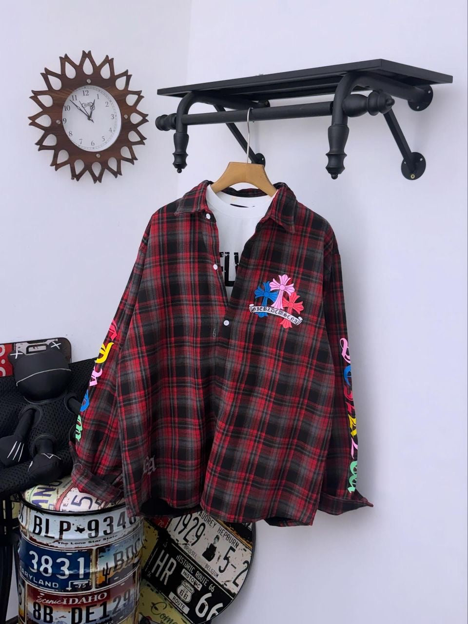 Chrome Heart ❤️ Flannel LS